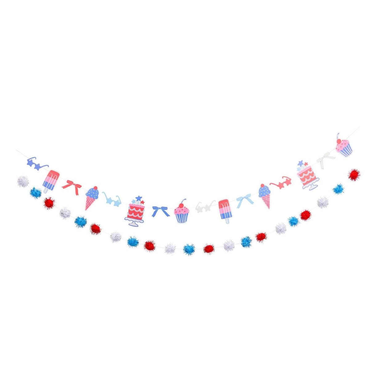 Summer Patriotic Banner Set 2pc - Stesha Party