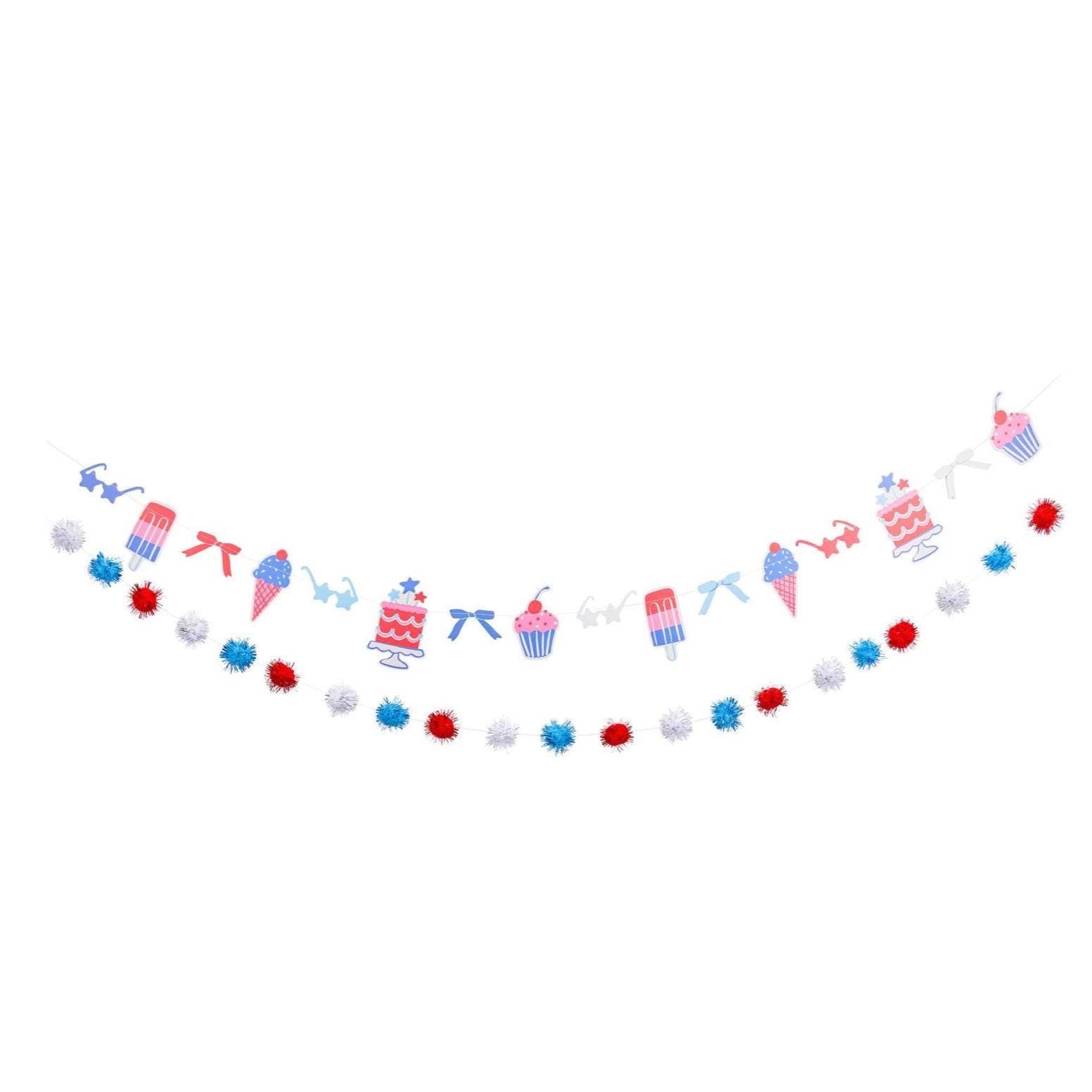 Summer Patriotic Banner Set 2pc - Stesha Party