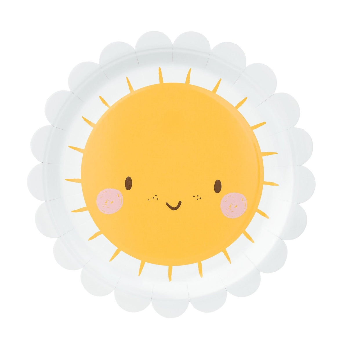 Sunshine Party Plates 6ct - Stesha Party