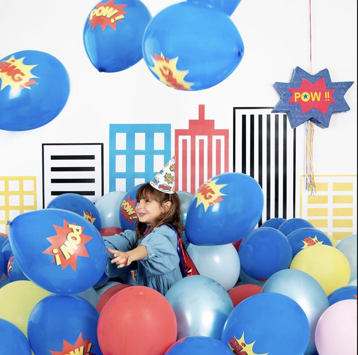 Superhero Banner - Stesha Party