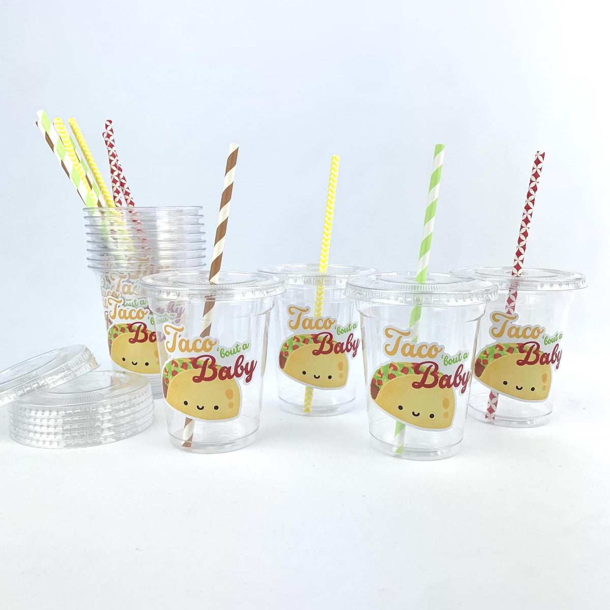 Taco Bout a Baby Party Cups 12ct - Stesha Party