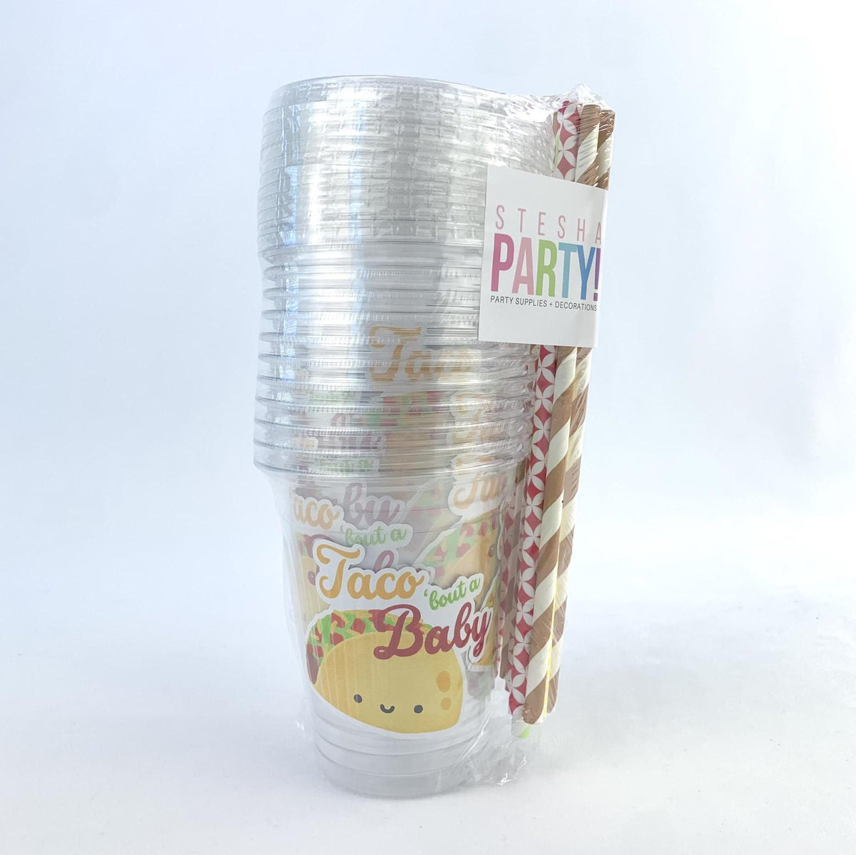Taco Bout a Baby Party Cups 12ct - Stesha Party