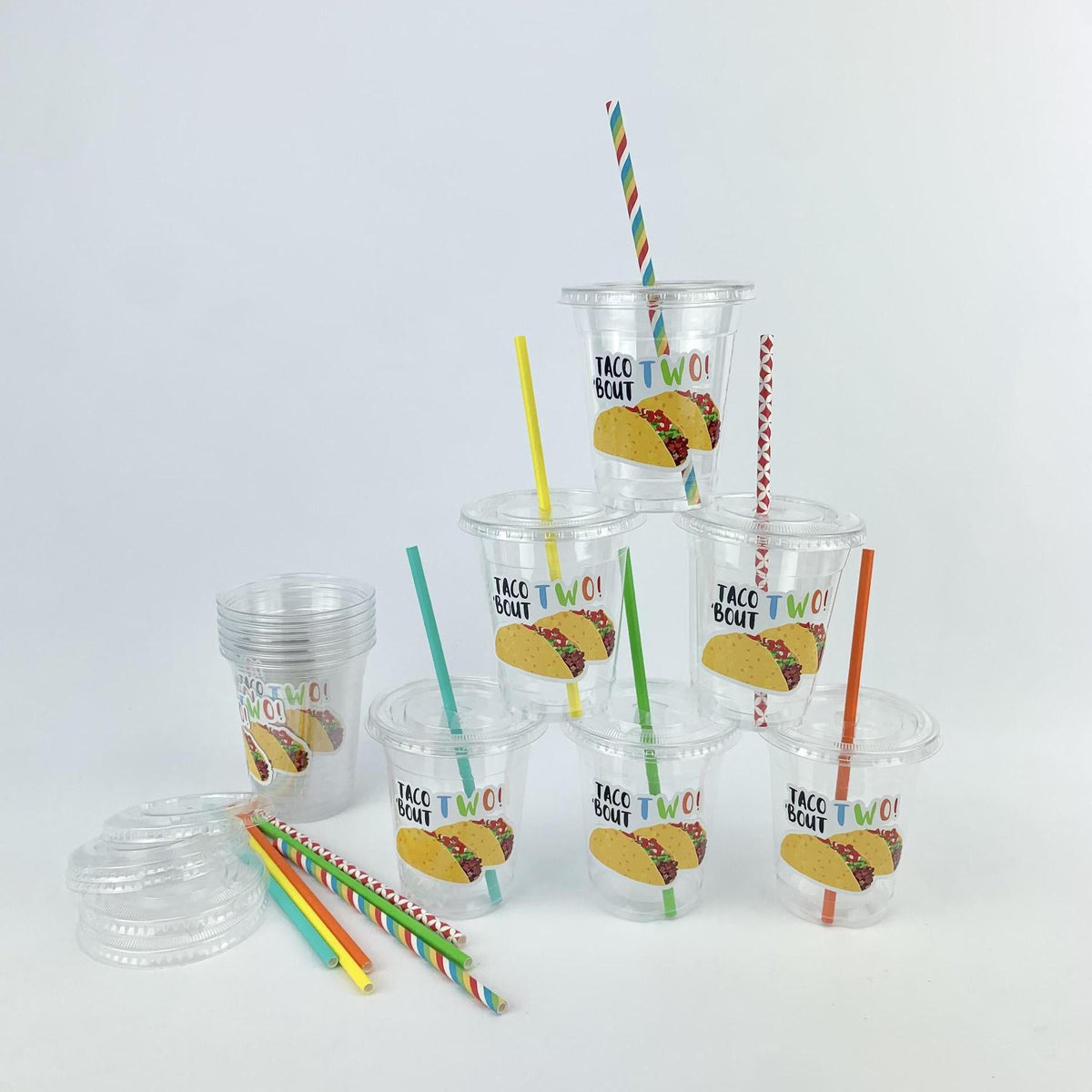 Taco 'Bout Two Party Cups 12ct - Stesha Party