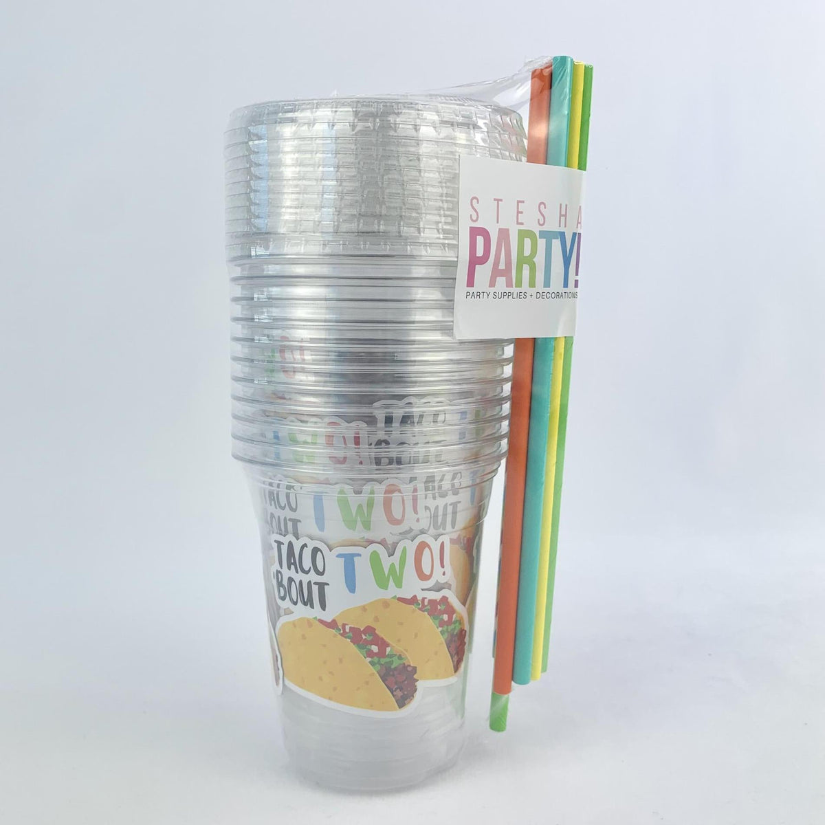 Taco 'Bout Two Party Cups 12ct - Stesha Party