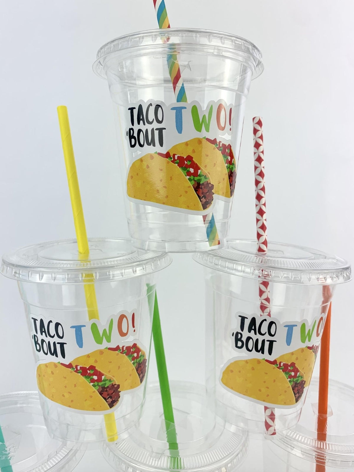Taco 'Bout Two Party Cups 12ct - Stesha Party