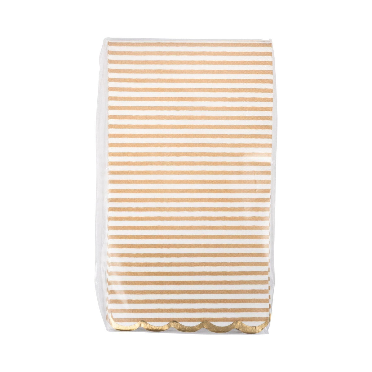 Tan Stripe Napkins 18ct - Stesha Party