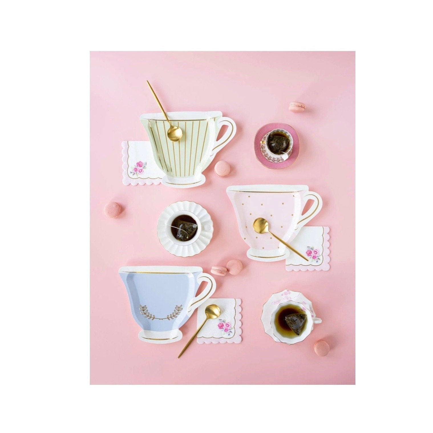 Tea Cup Party Plates - Stesha Party