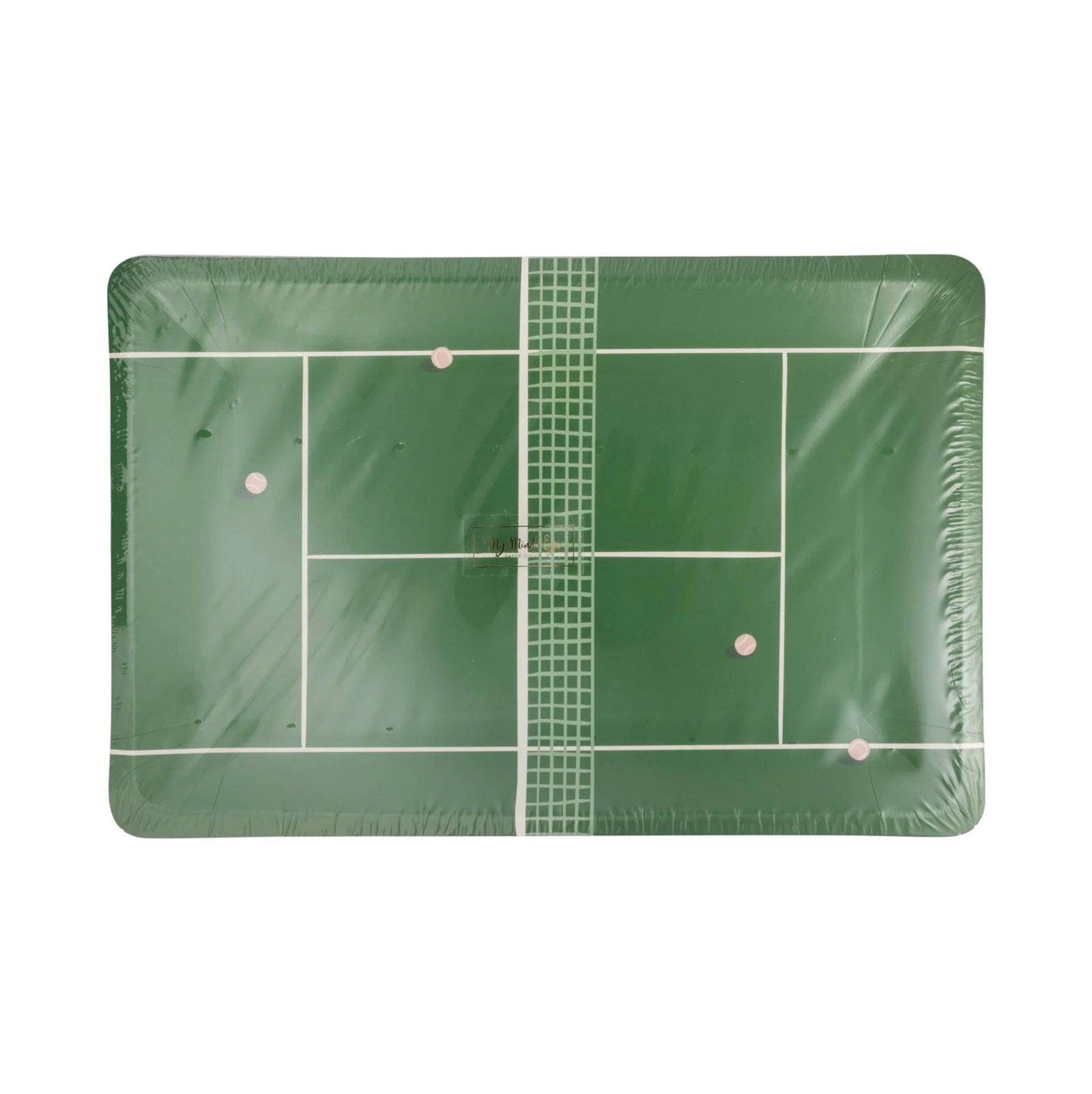 Tennis Court Party Plates - Stesha Party