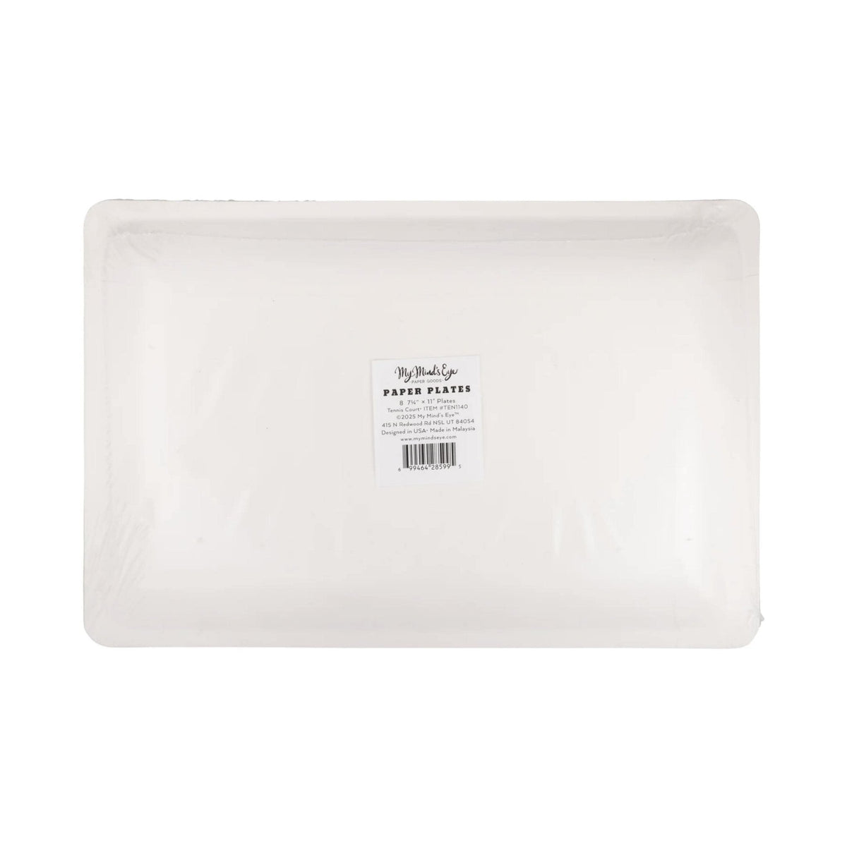 Tennis Court Party Plates - Stesha Party