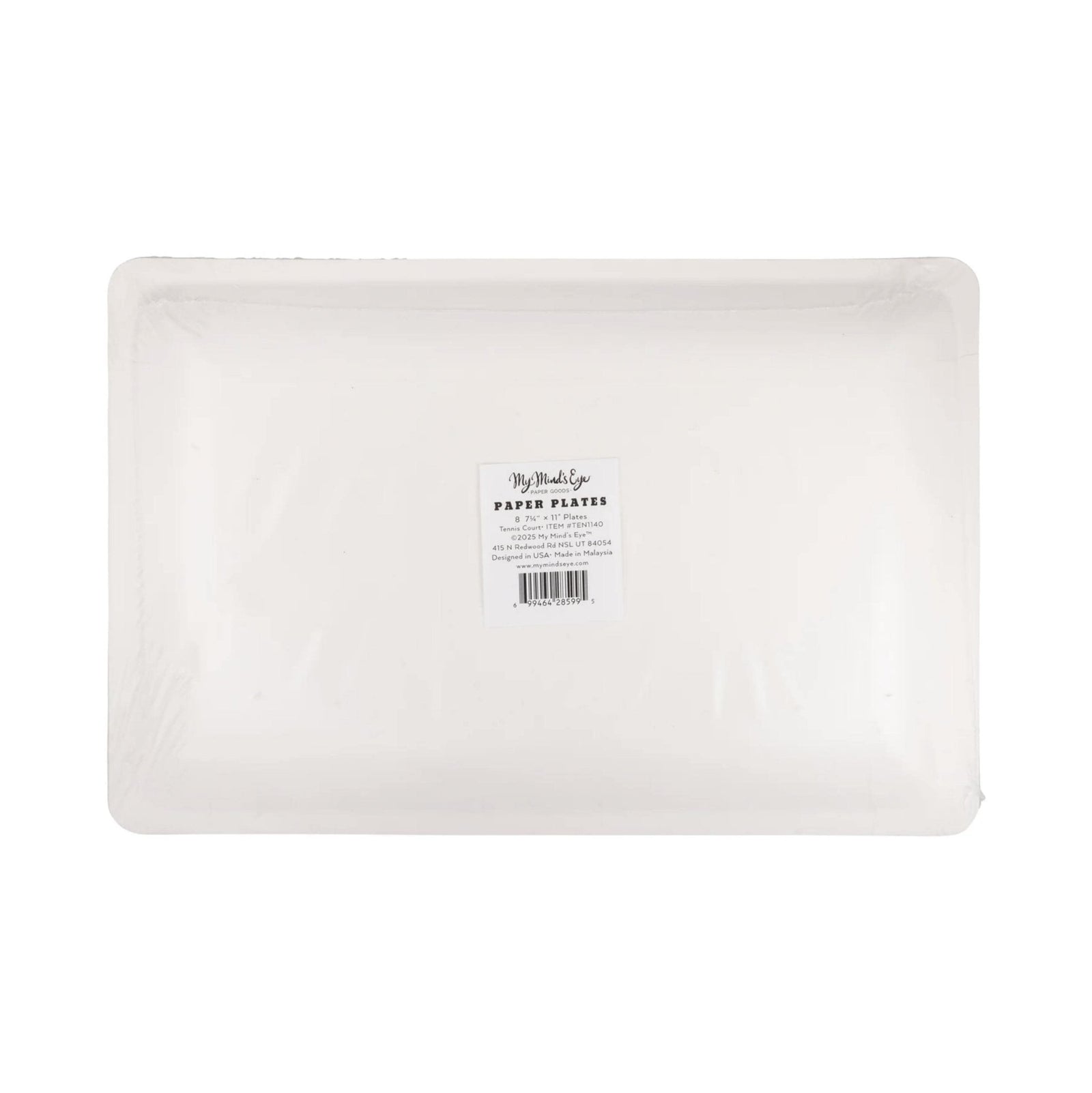 Tennis Court Party Plates - Stesha Party