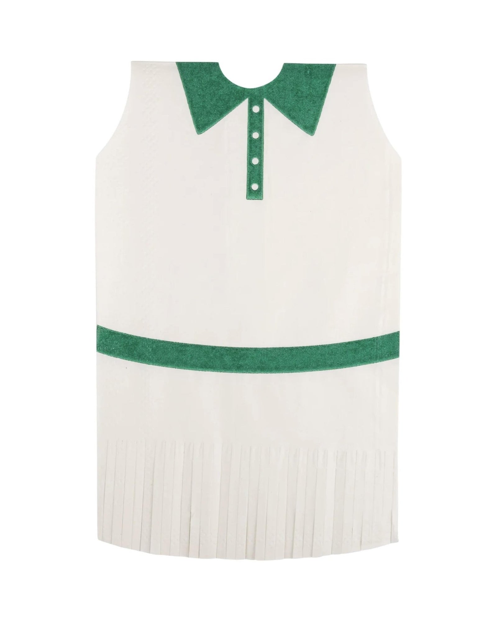 Tennis Dress Fringe Napkins - Stesha Party