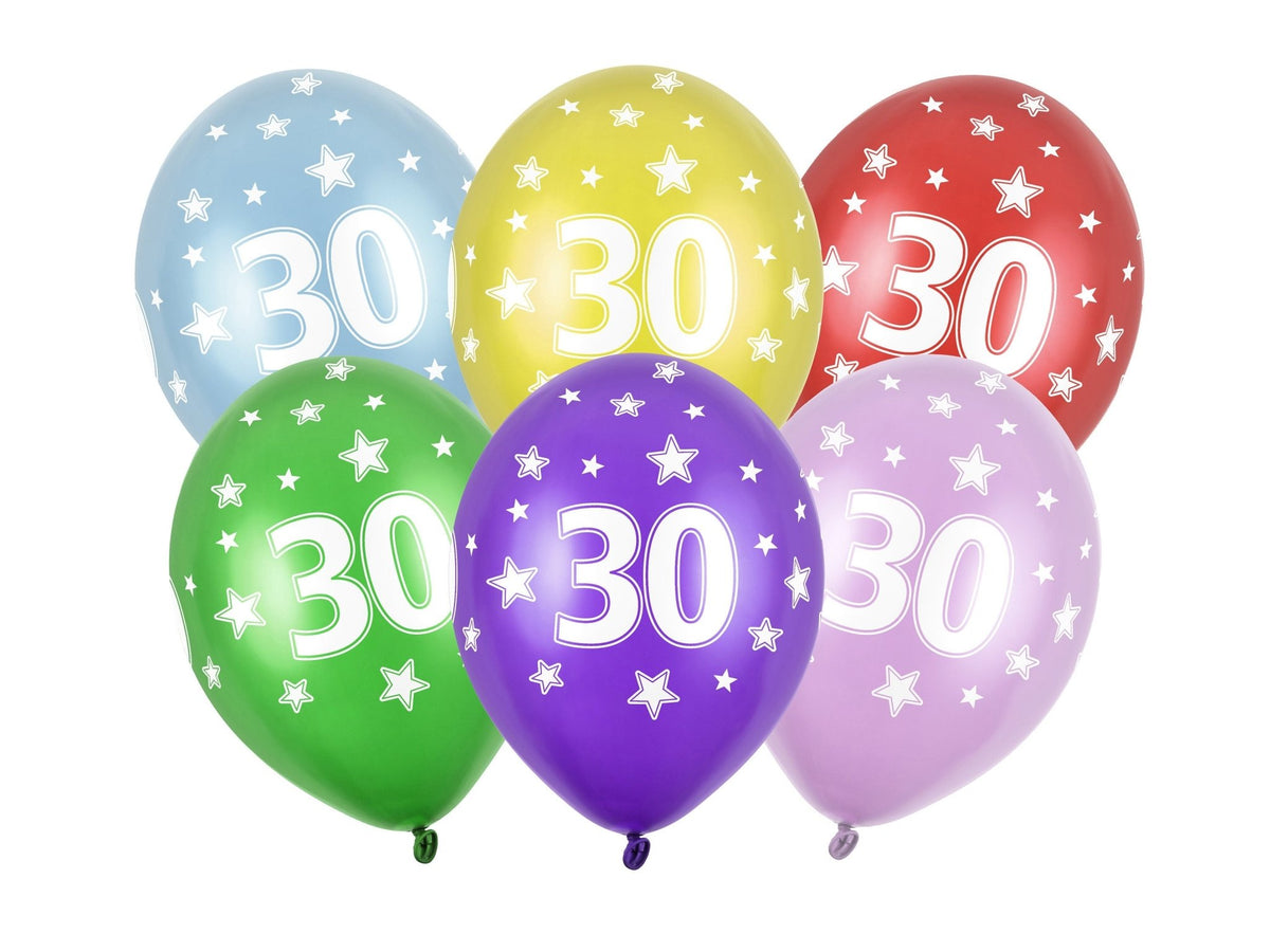 Thirtieth Birthday Balloons - Stesha Party