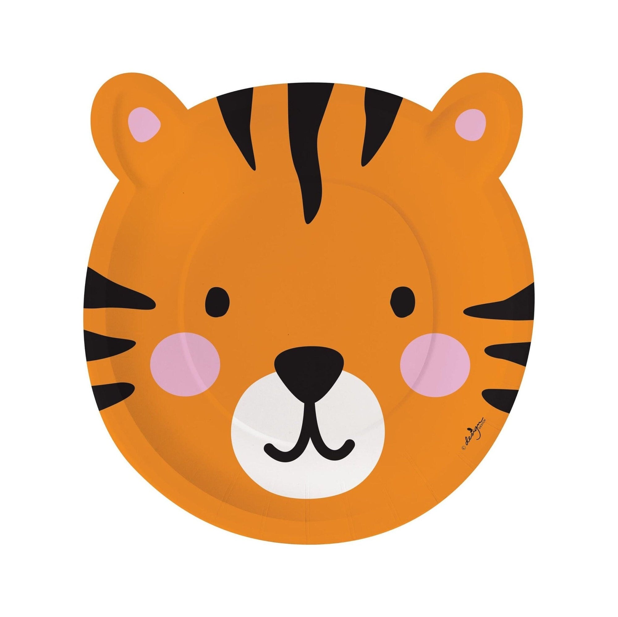 Tiger Shaped Plates - Stesha Party