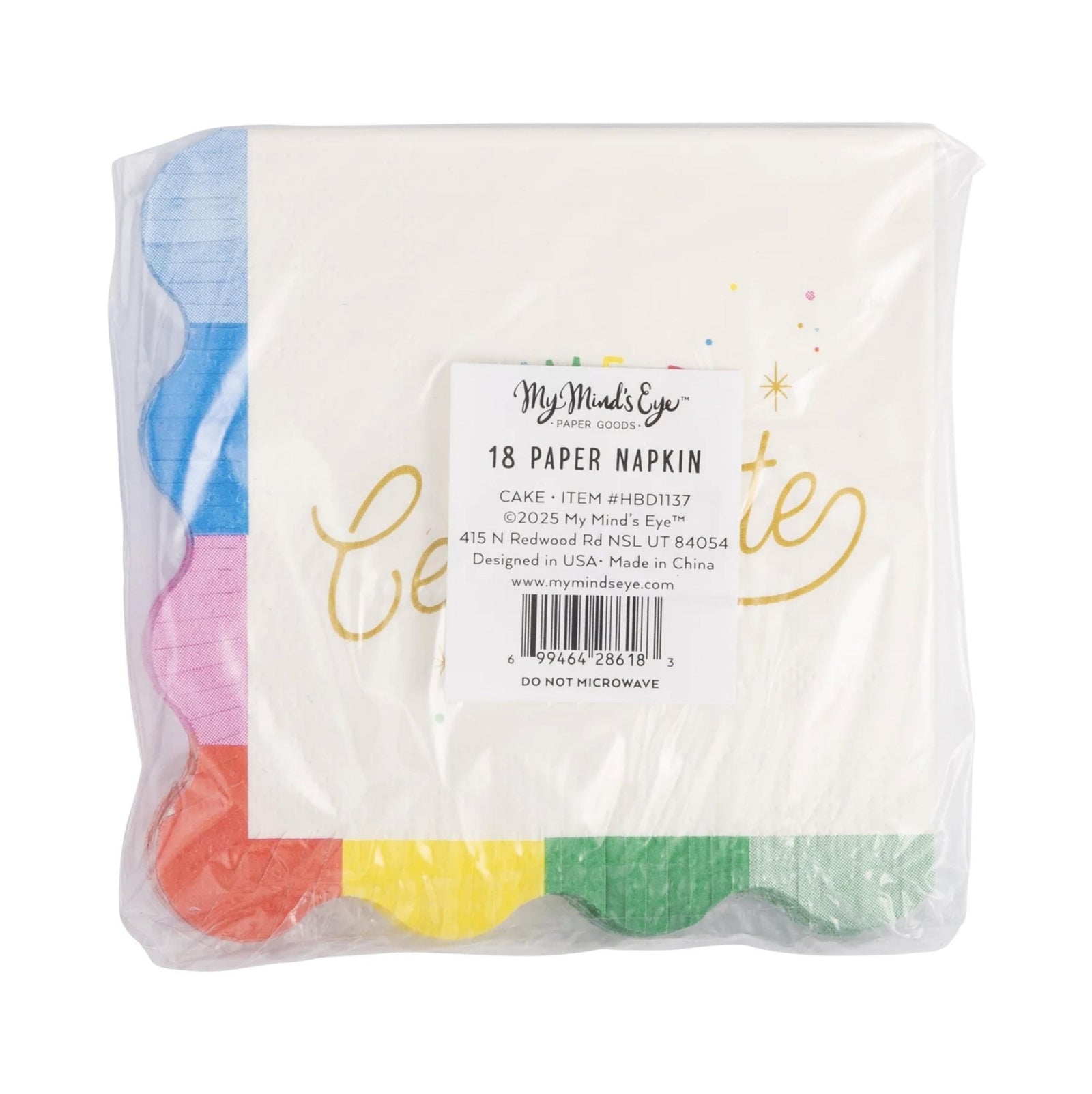 Time to Celebrate Napkins 18ct - Stesha Party