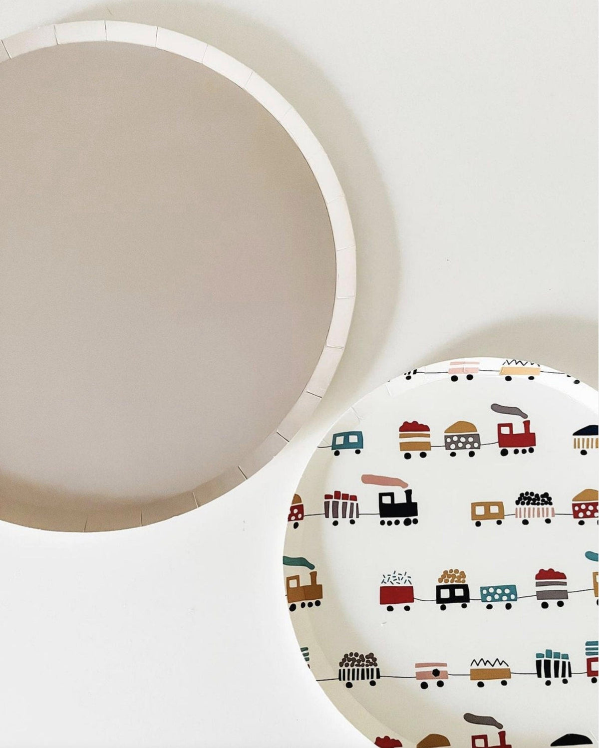 Train Cake Plates - Stesha Party