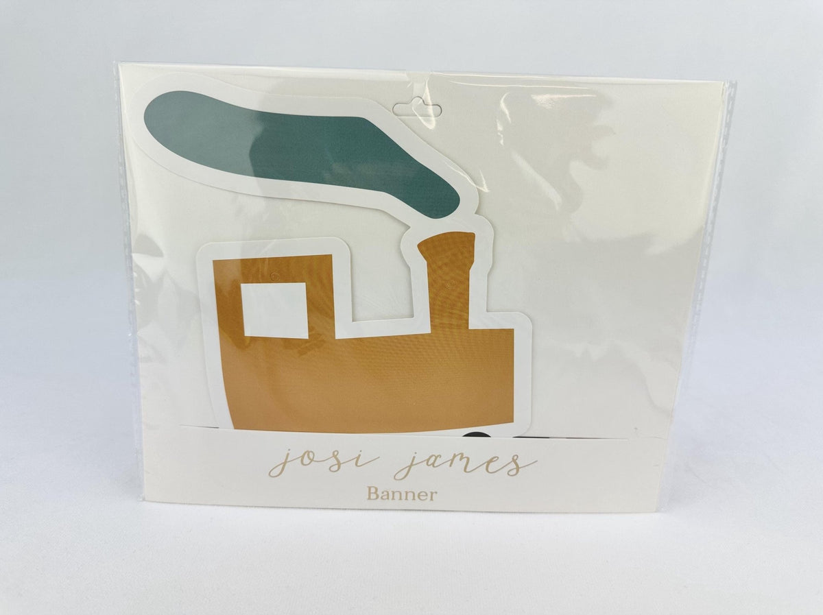 Train Party Banner - Stesha Party