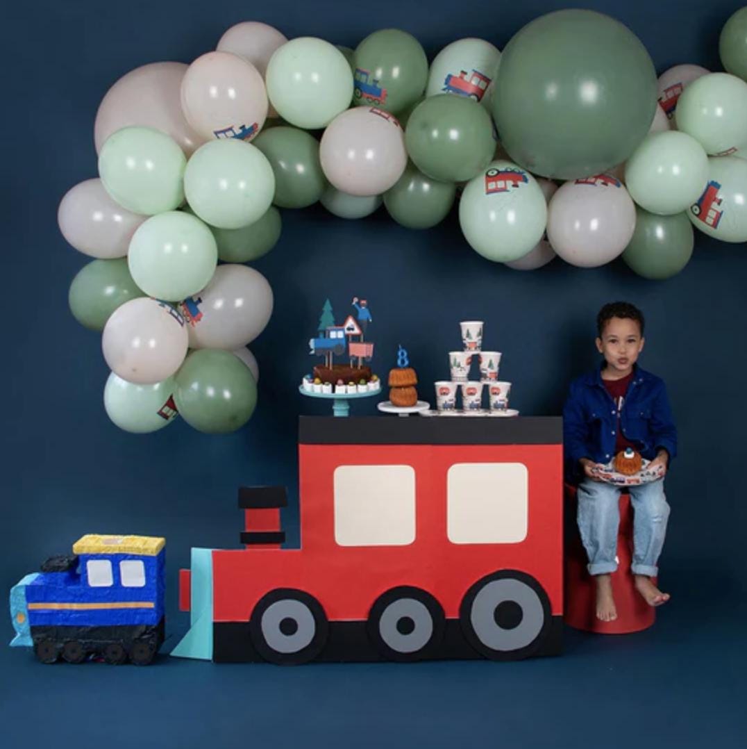 Train Party Cups 8ct - Stesha Party