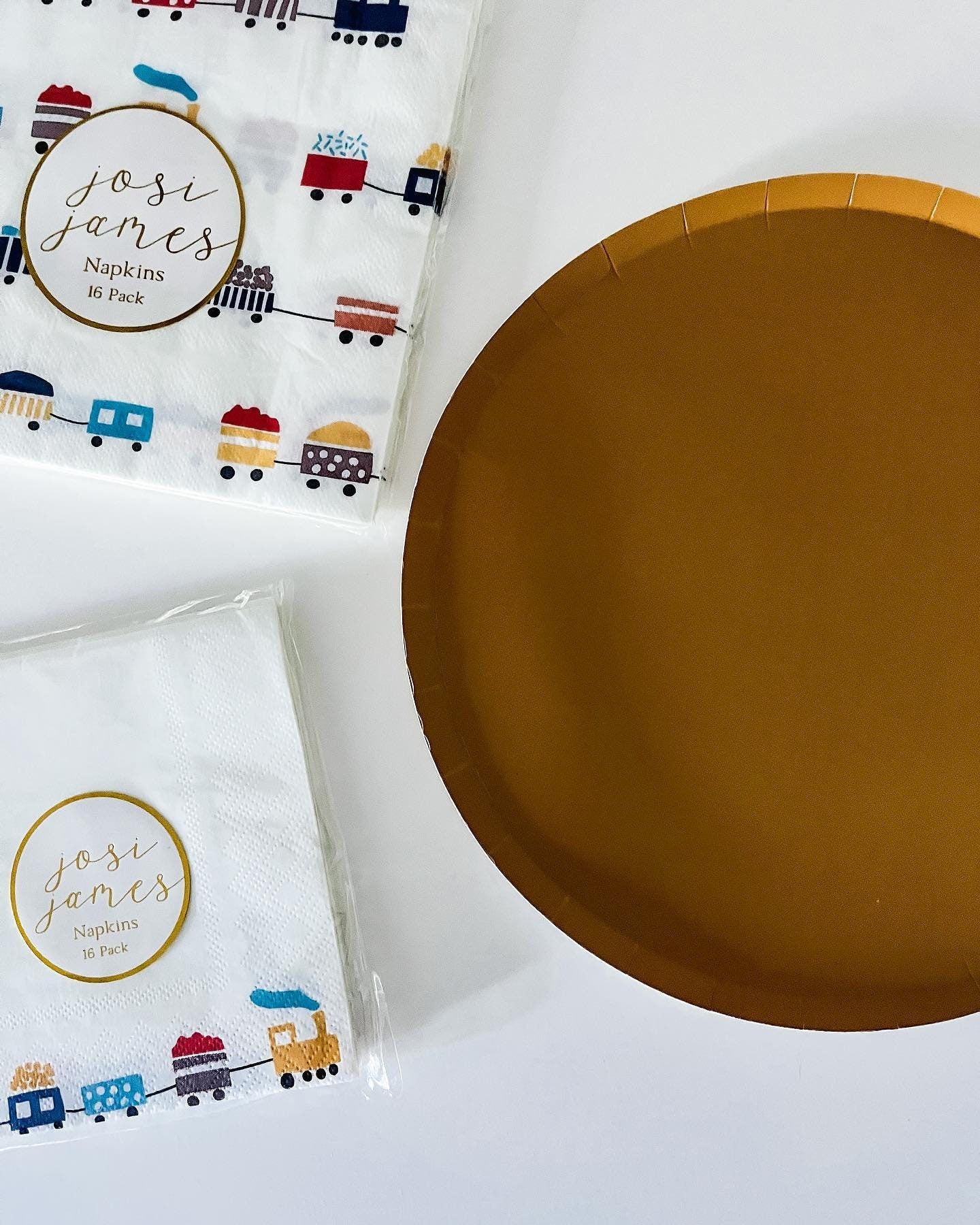 Train Party Napkins - Stesha Party