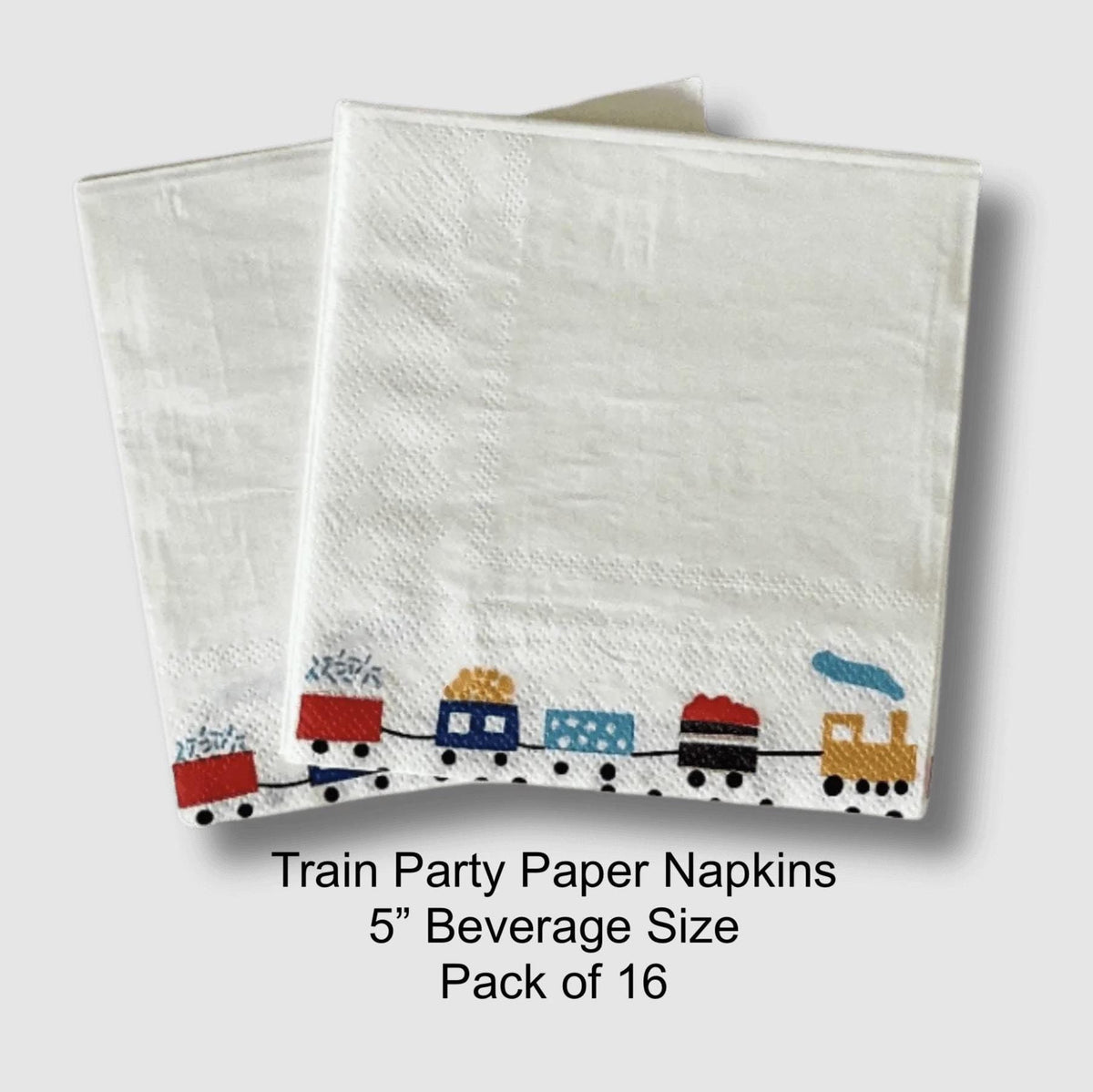 Train Party Napkins - Stesha Party