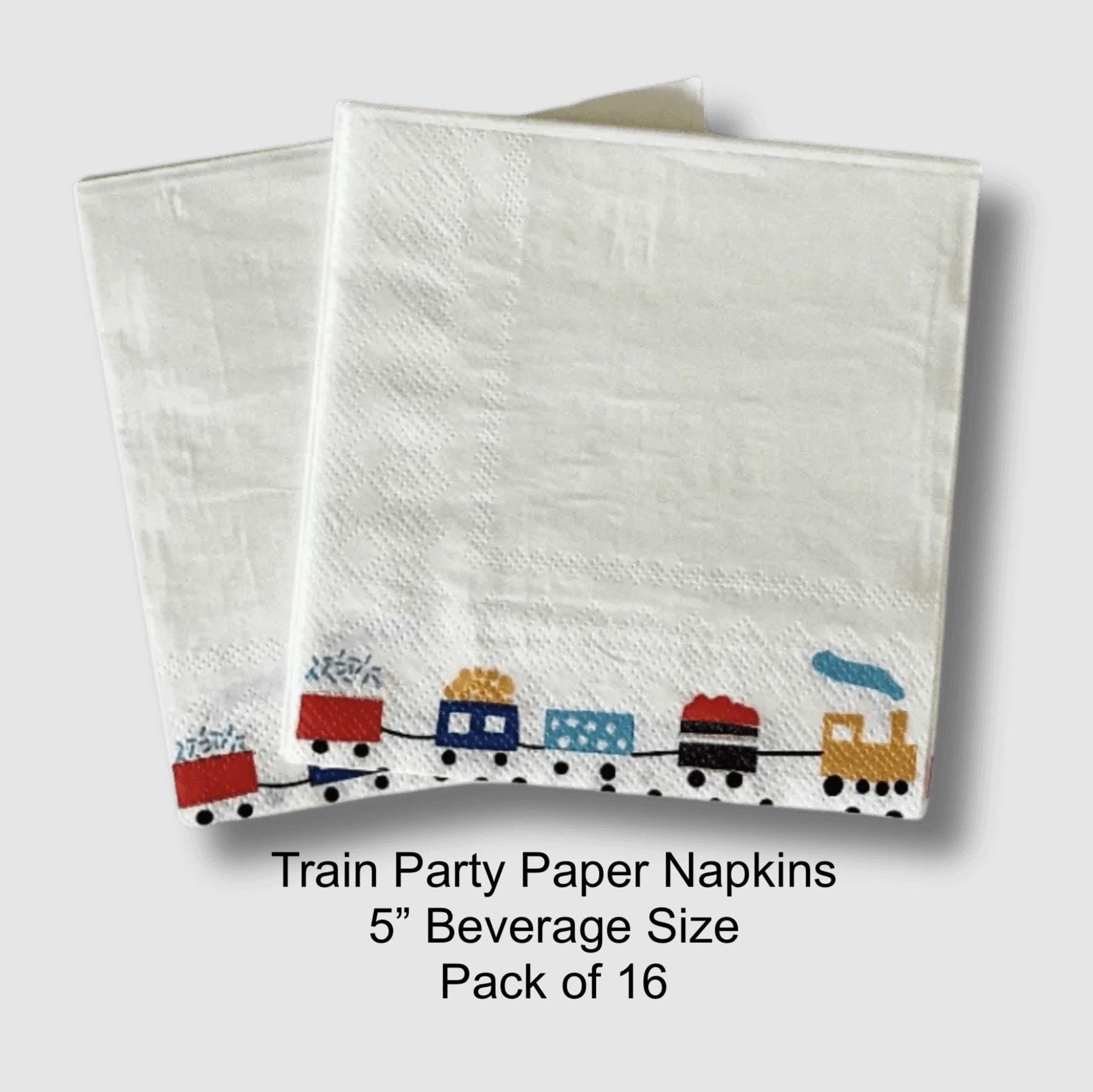 Train Party Napkins - Stesha Party