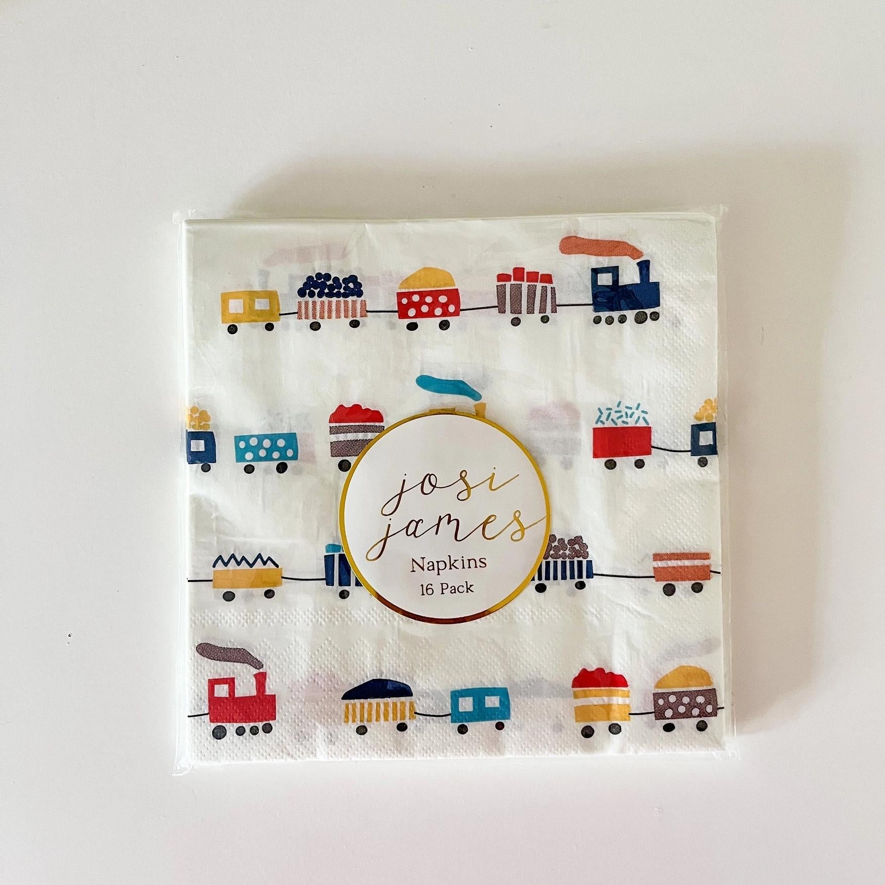 Train Party Napkins - Stesha Party
