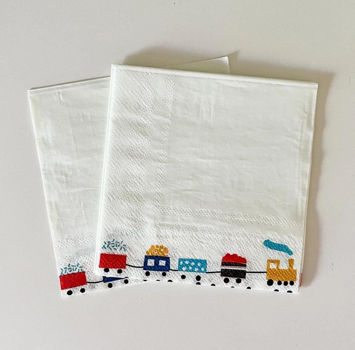 Train Party Napkins - Stesha Party