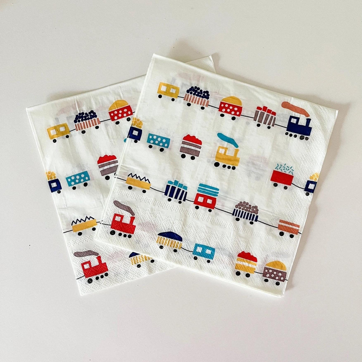 Train Party Napkins - Stesha Party