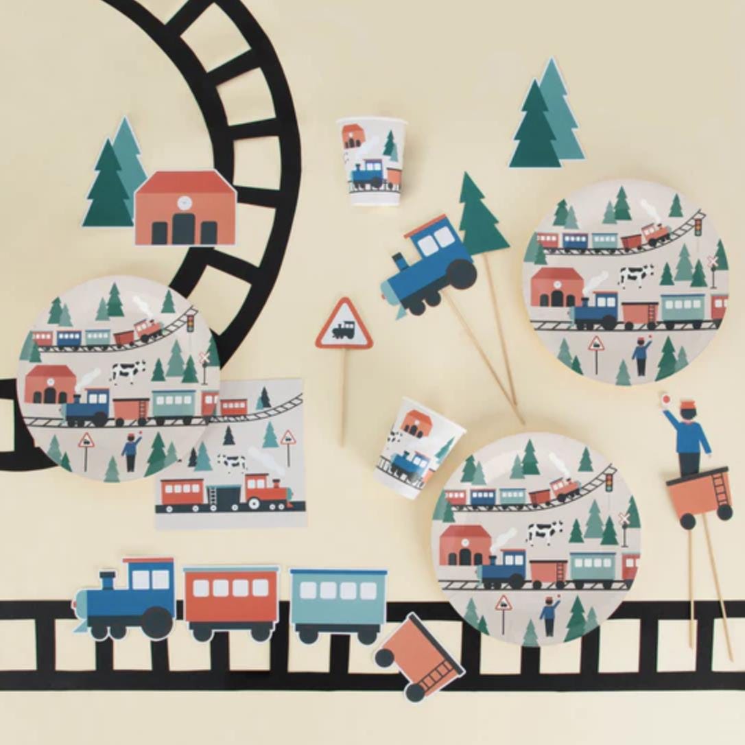 Train Temporary Tattoos 8ct - Stesha Party