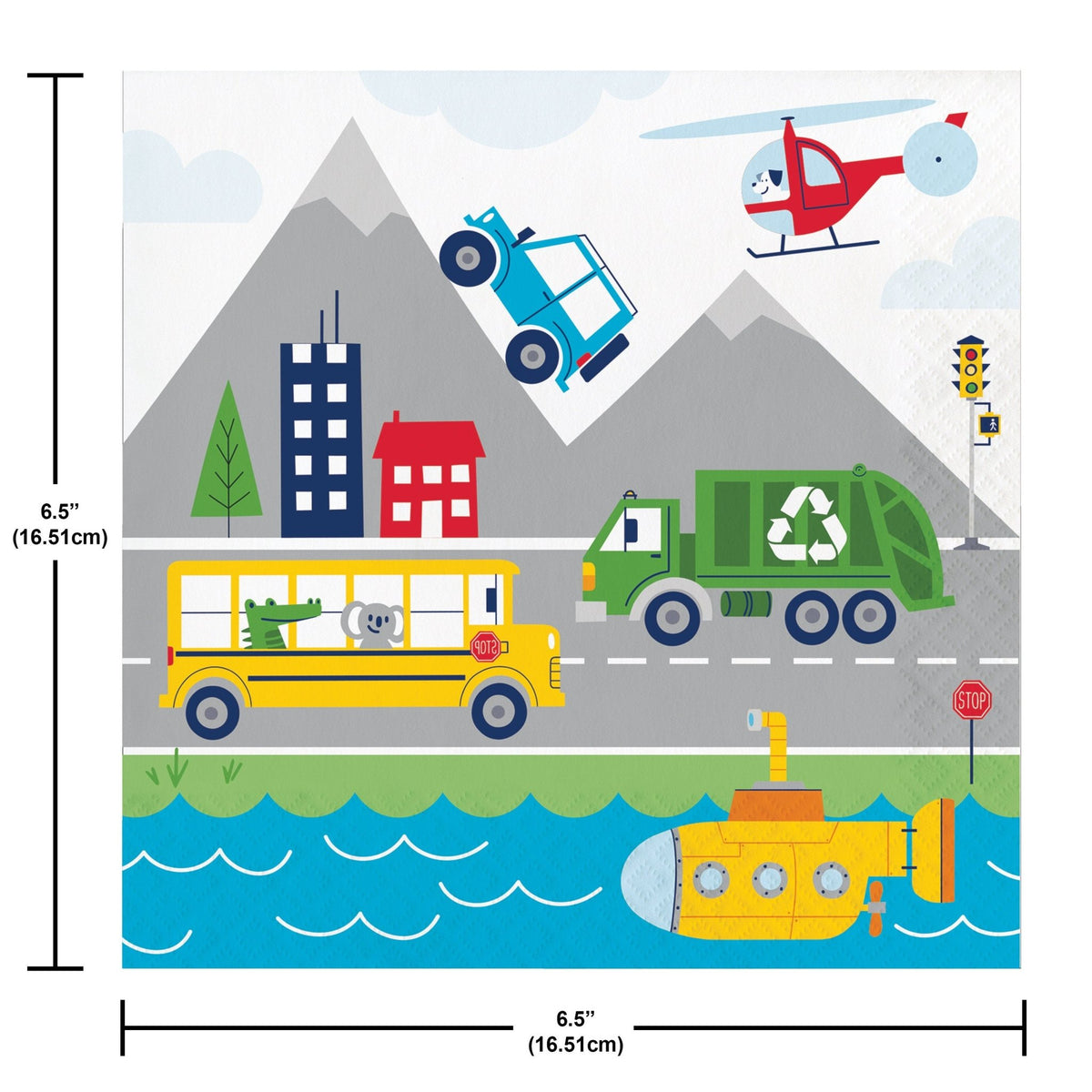 Transportation Birthday Supplies - Stesha Party