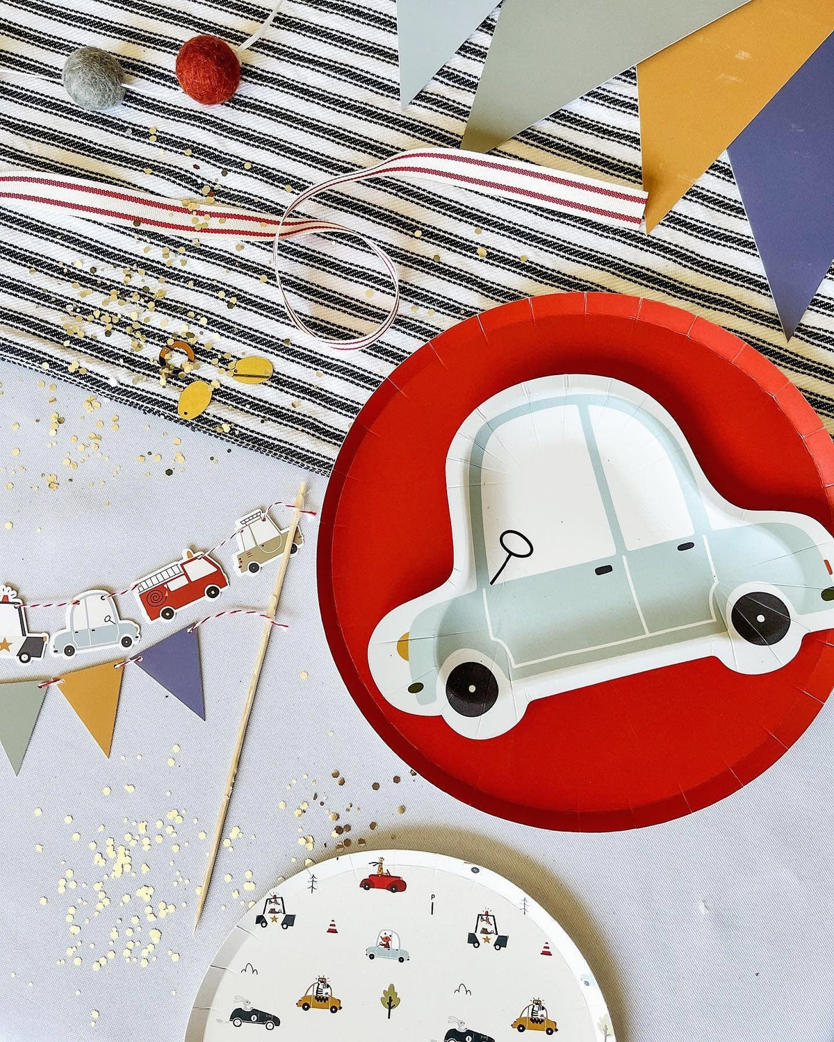 Transportation Cake Banner Set - Stesha Party