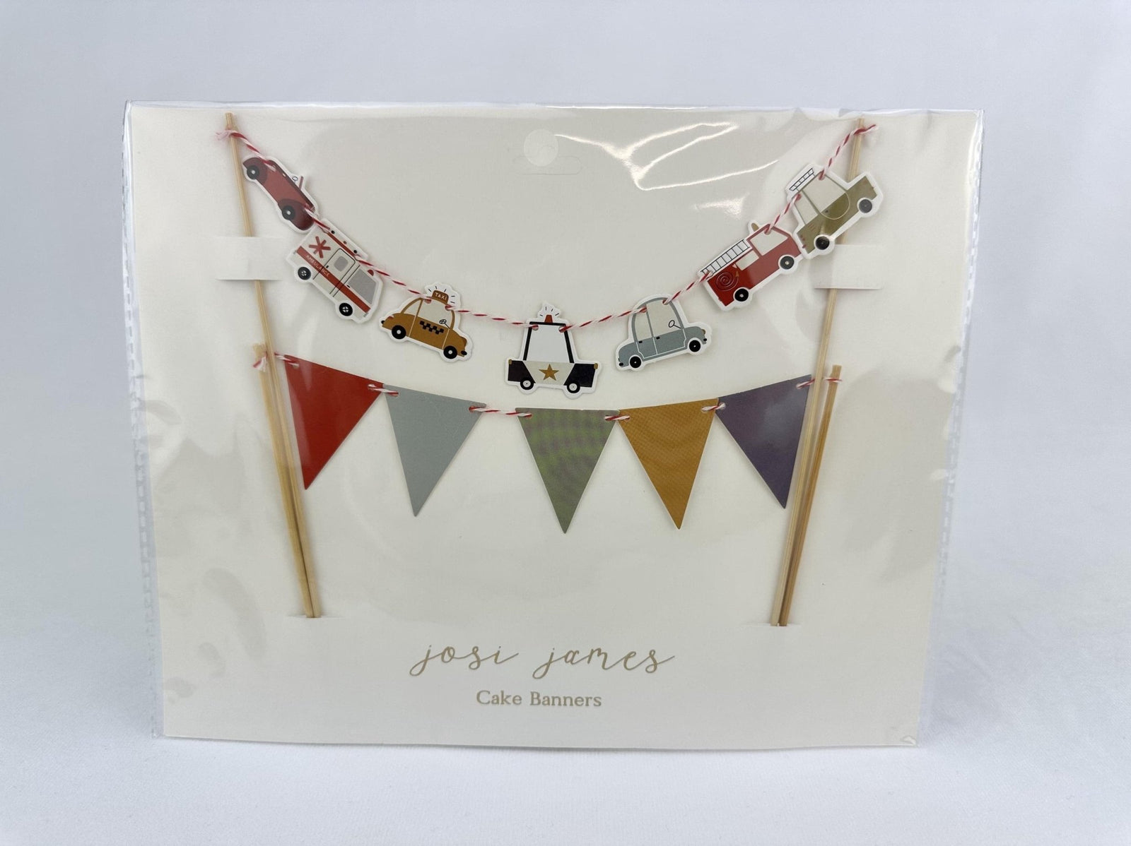 Transportation Cake Banner Set - Stesha Party