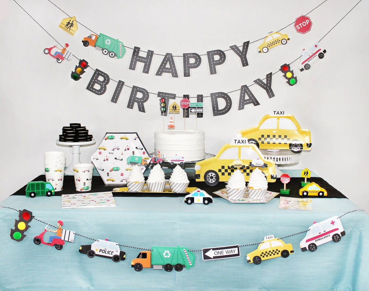 Transportation Party Banner - Stesha Party