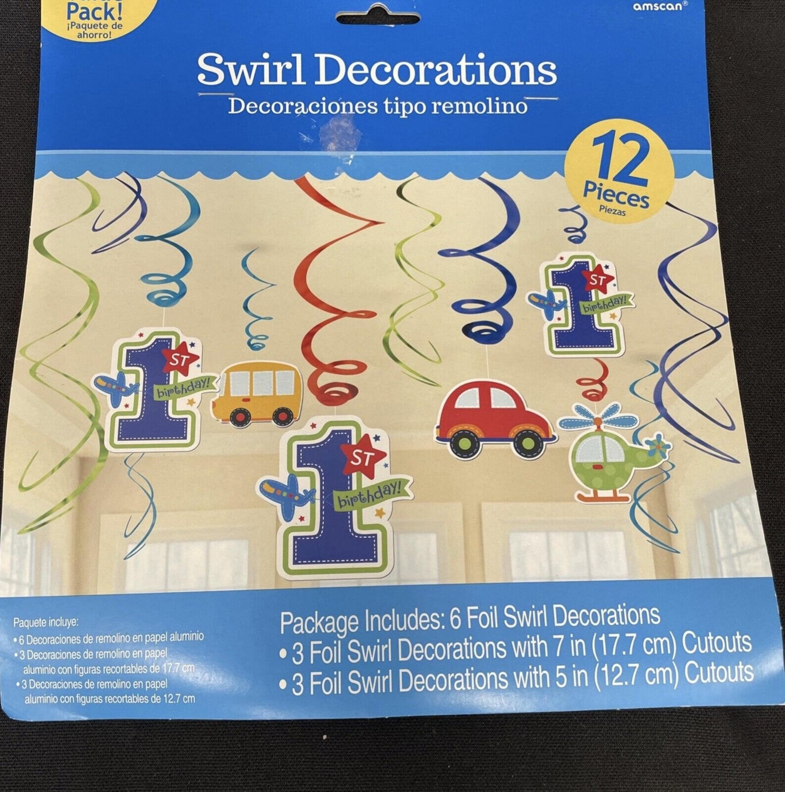 Transportation Party Hanging Decorations 6ct - Stesha Party