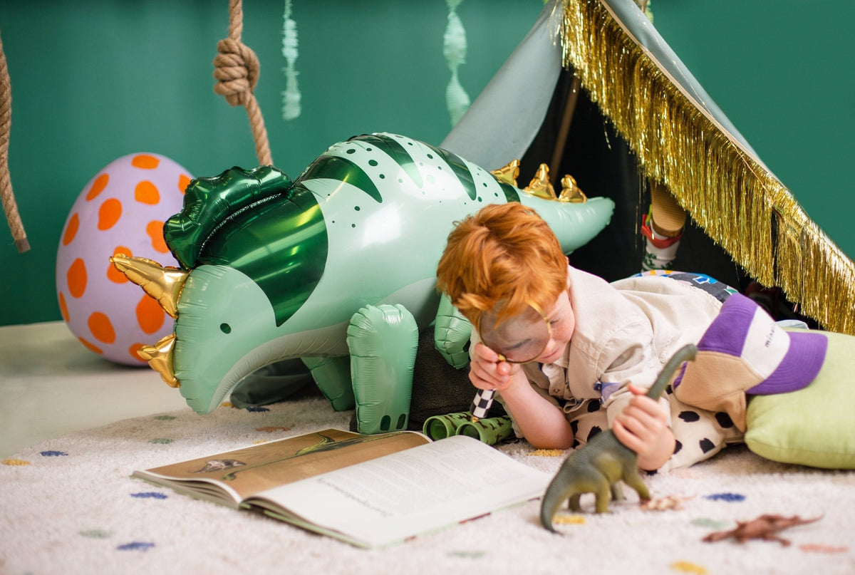 Triceratops Party Balloon - Stesha Party