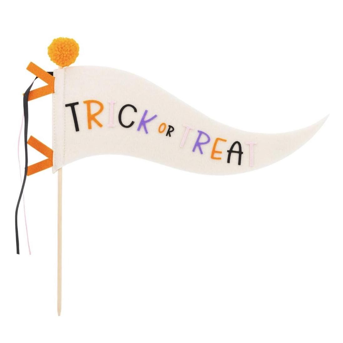 Trick or Treat Pennant Flag - Stesha Party