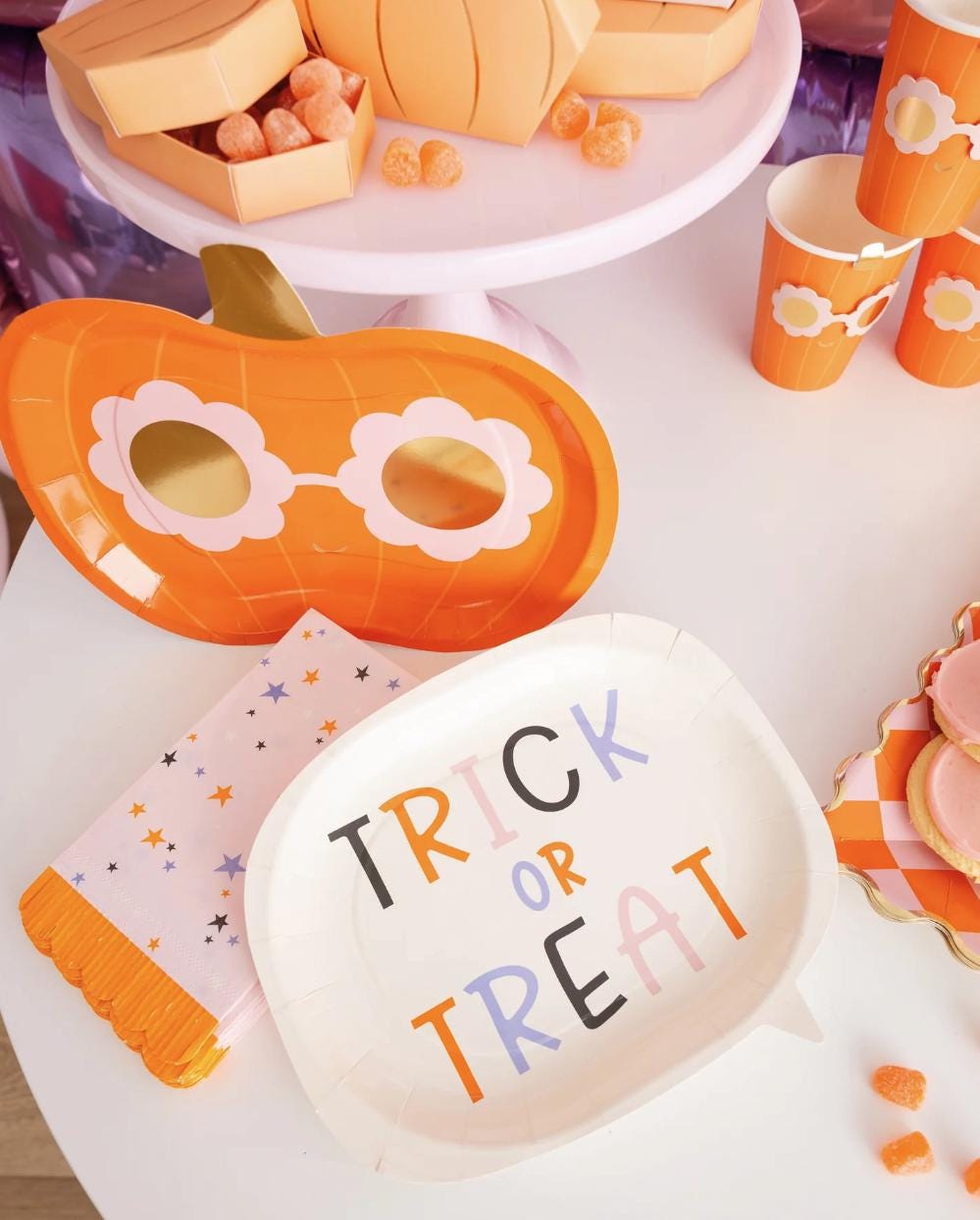 Trick or Treat Plates 8ct - Stesha Party