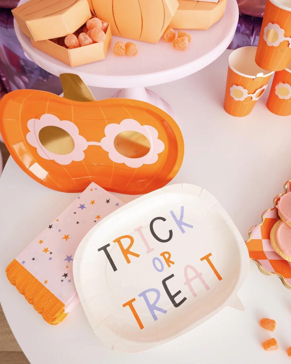 Trick or Treat Plates 8ct - Stesha Party