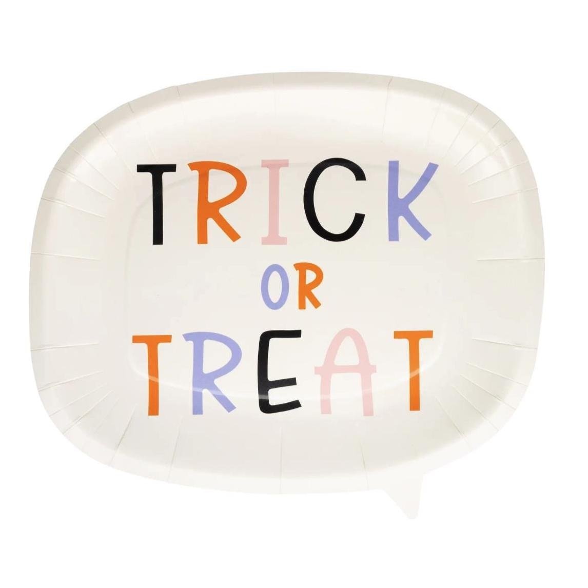 Trick or Treat Plates 8ct - Stesha Party