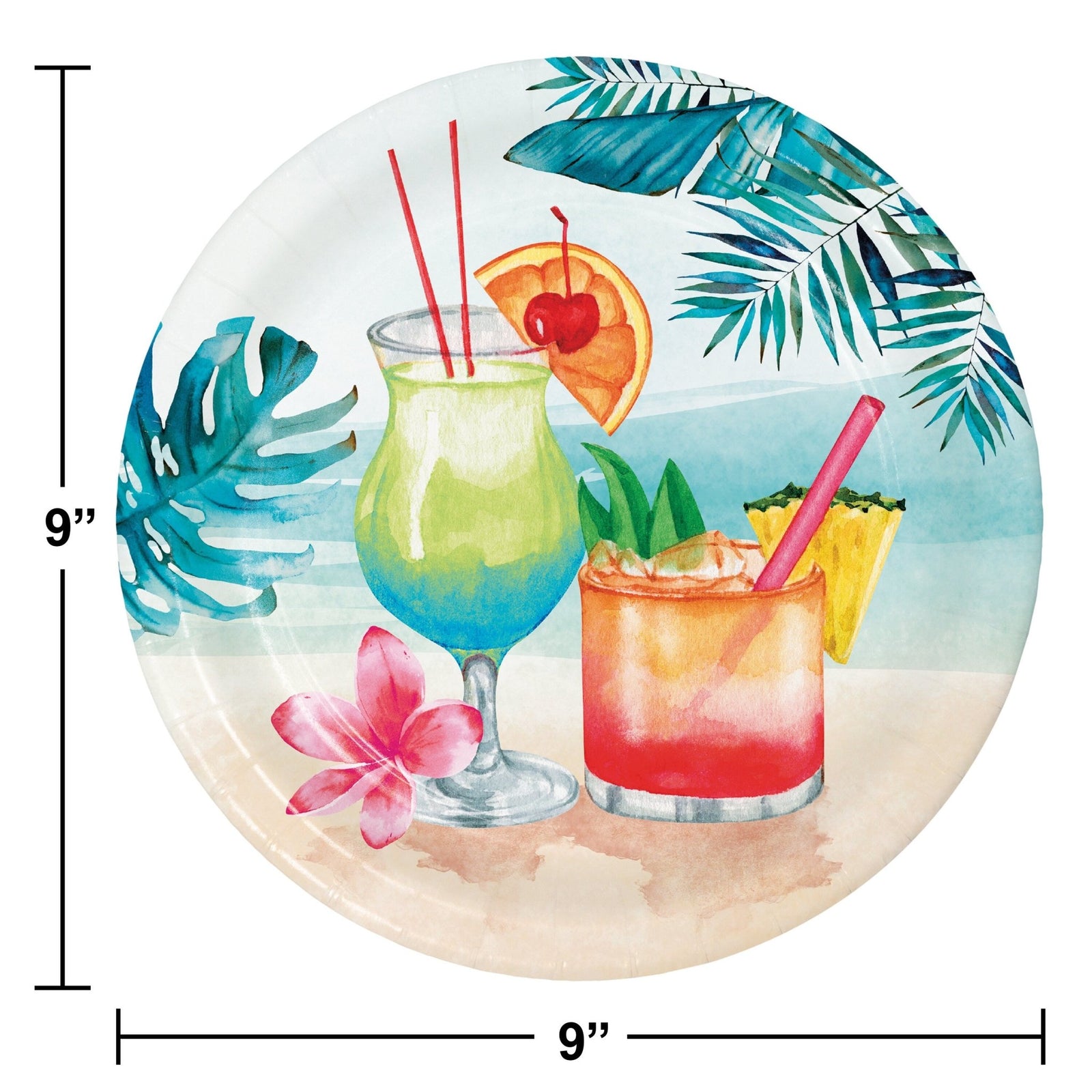 Tropical Dinner Plates - Stesha Party