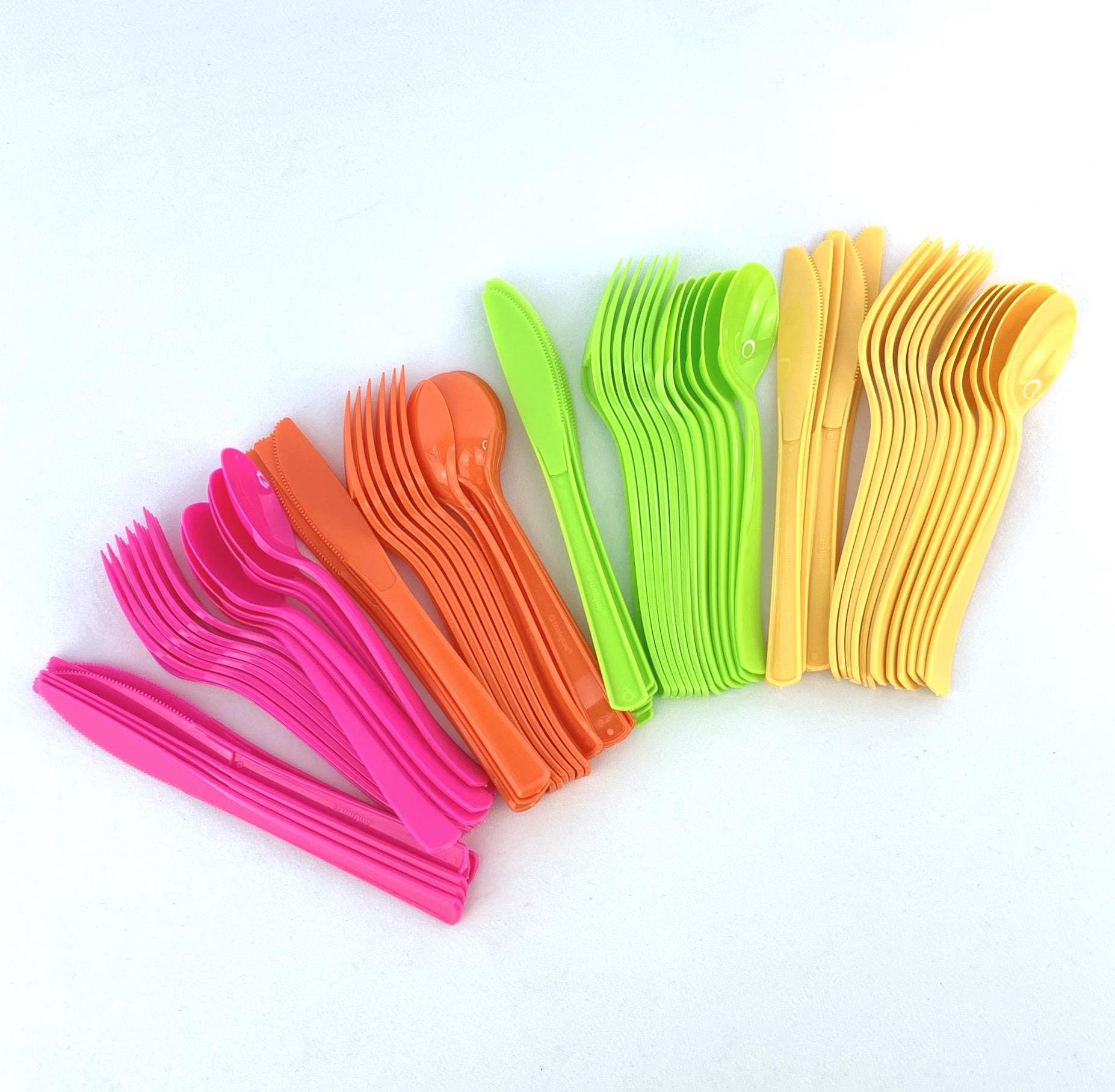 Tropical Fruit Party Cutlery, 24 Guests - Stesha Party