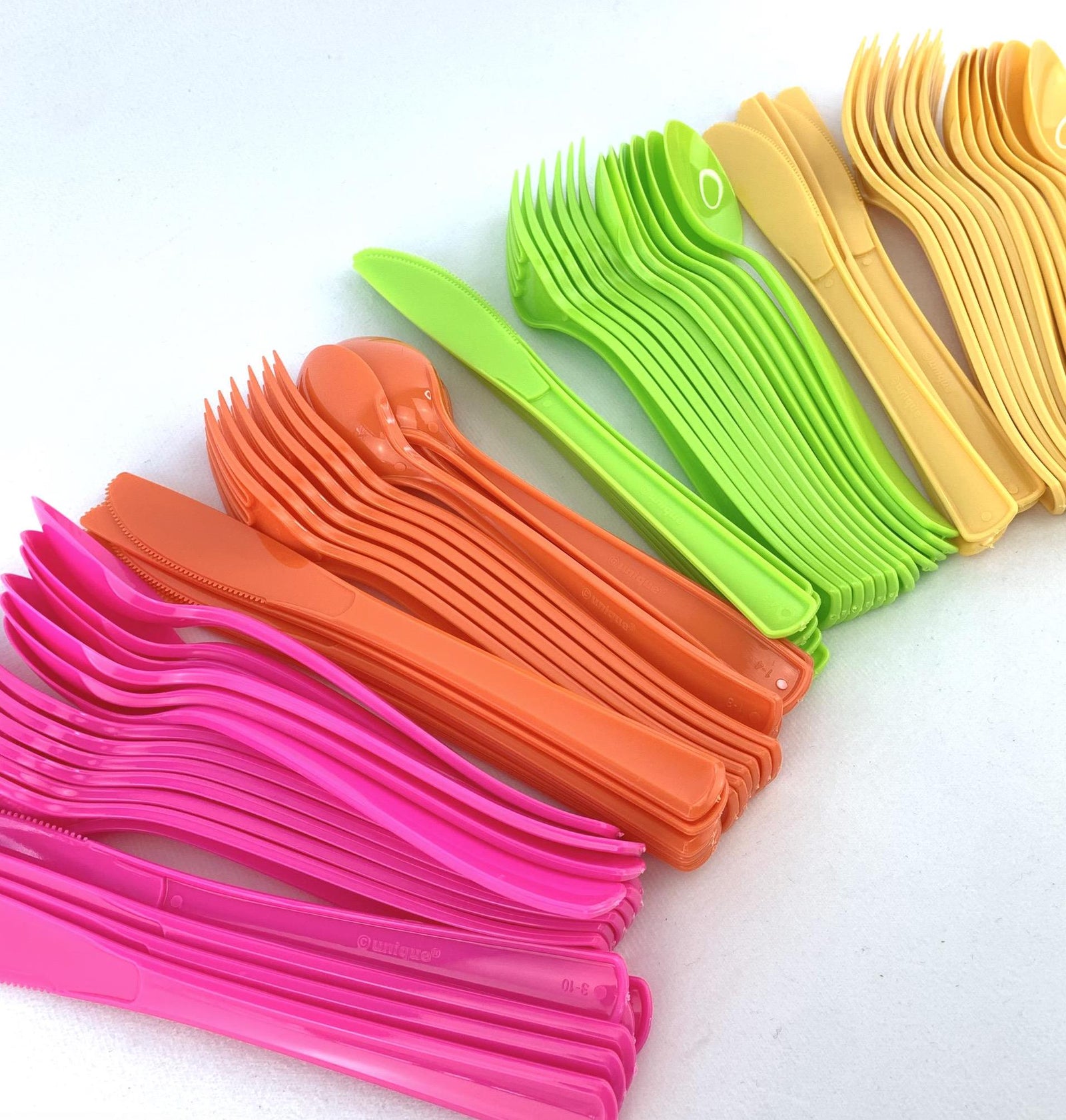 Tropical Fruit Party Cutlery, 24 Guests - Stesha Party