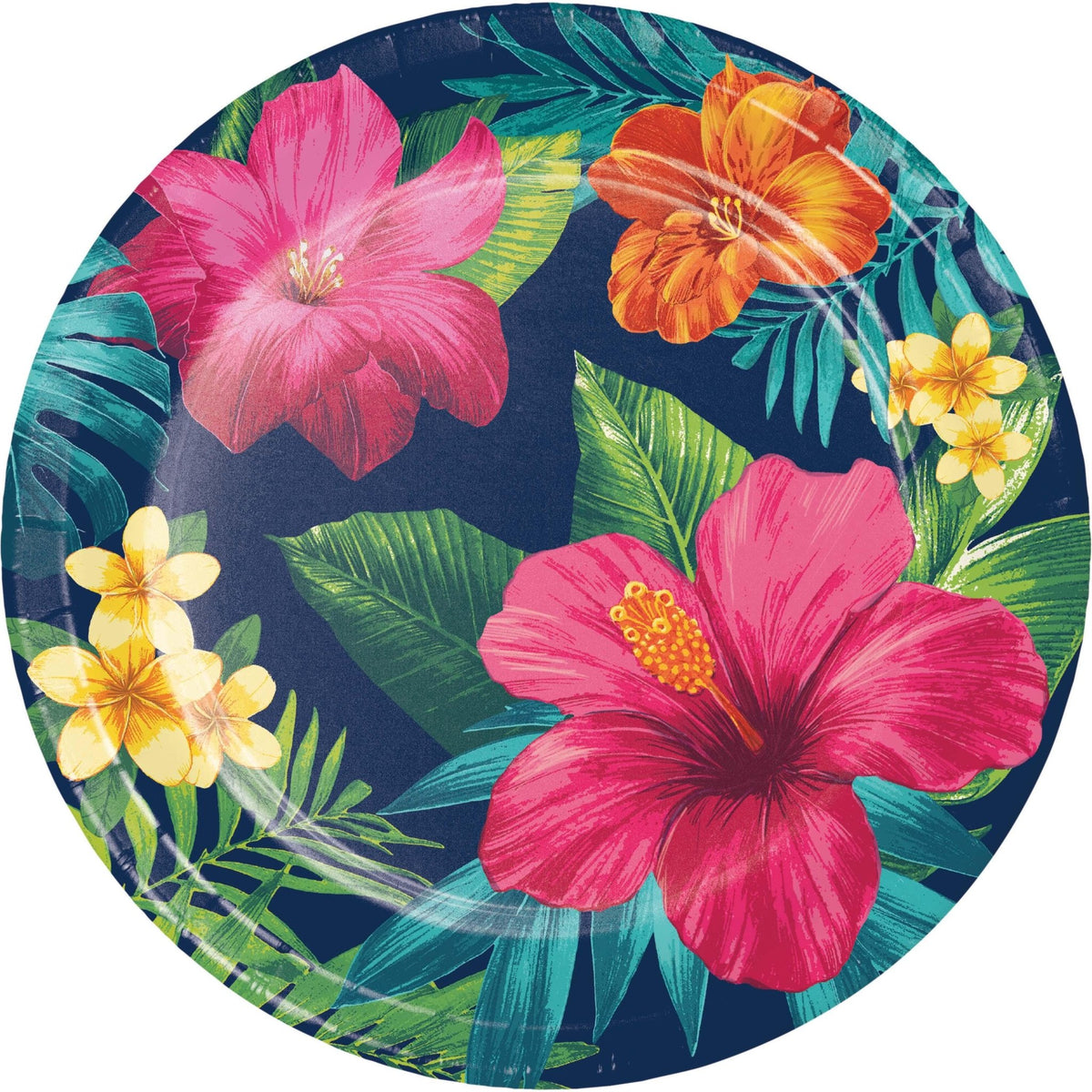 Tropical Party 9&quot; Paper Plates 8ct - Stesha Party