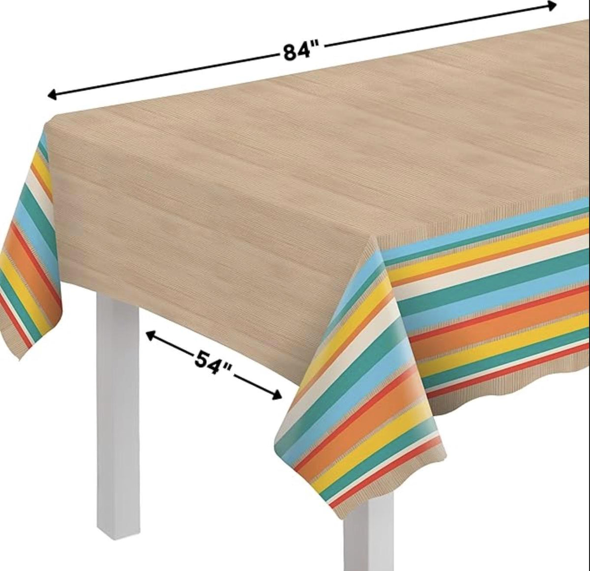 Tropical Party Plastic Table Cover 3ct - Stesha Party