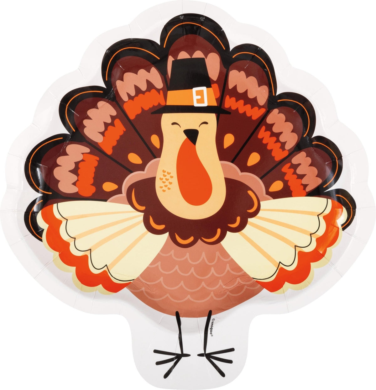 Turkey Shaped Dinner Plates 8ct - Stesha Party