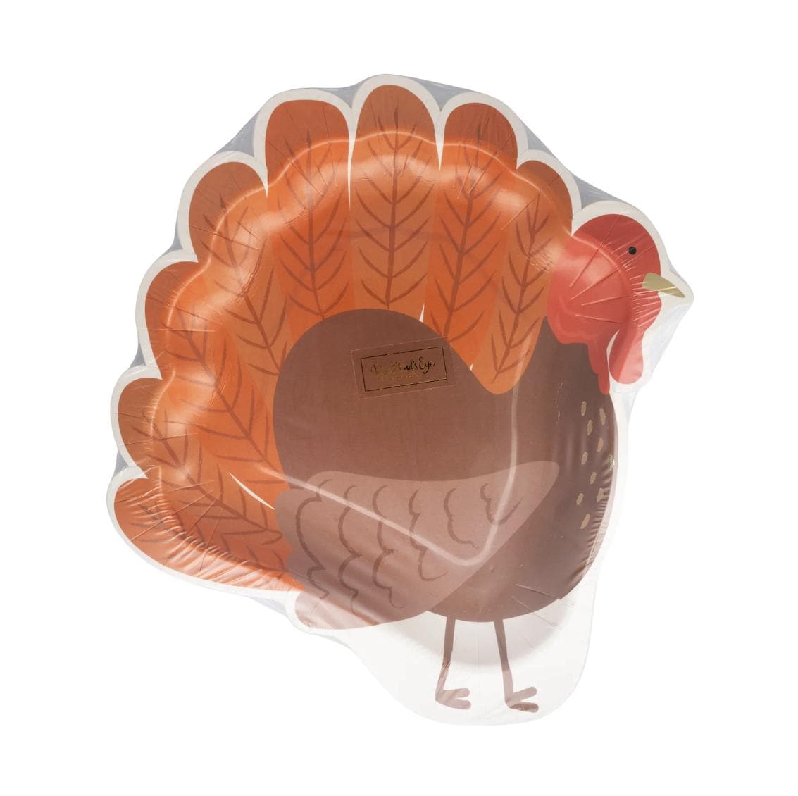 Turkey Shaped Paper Plates - Stesha Party