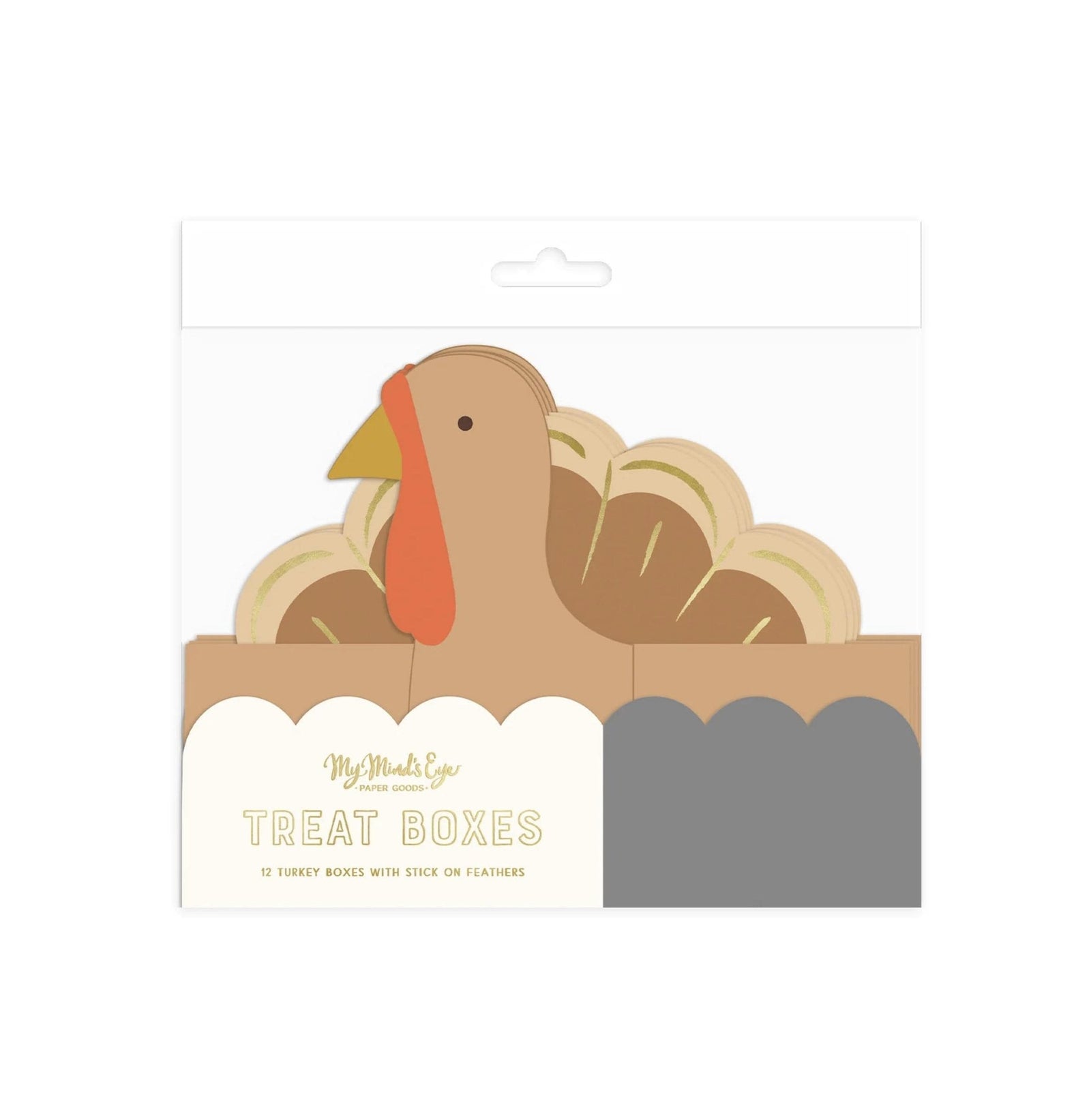Turkey Treat Boxes, Set of 12 - Stesha Party
