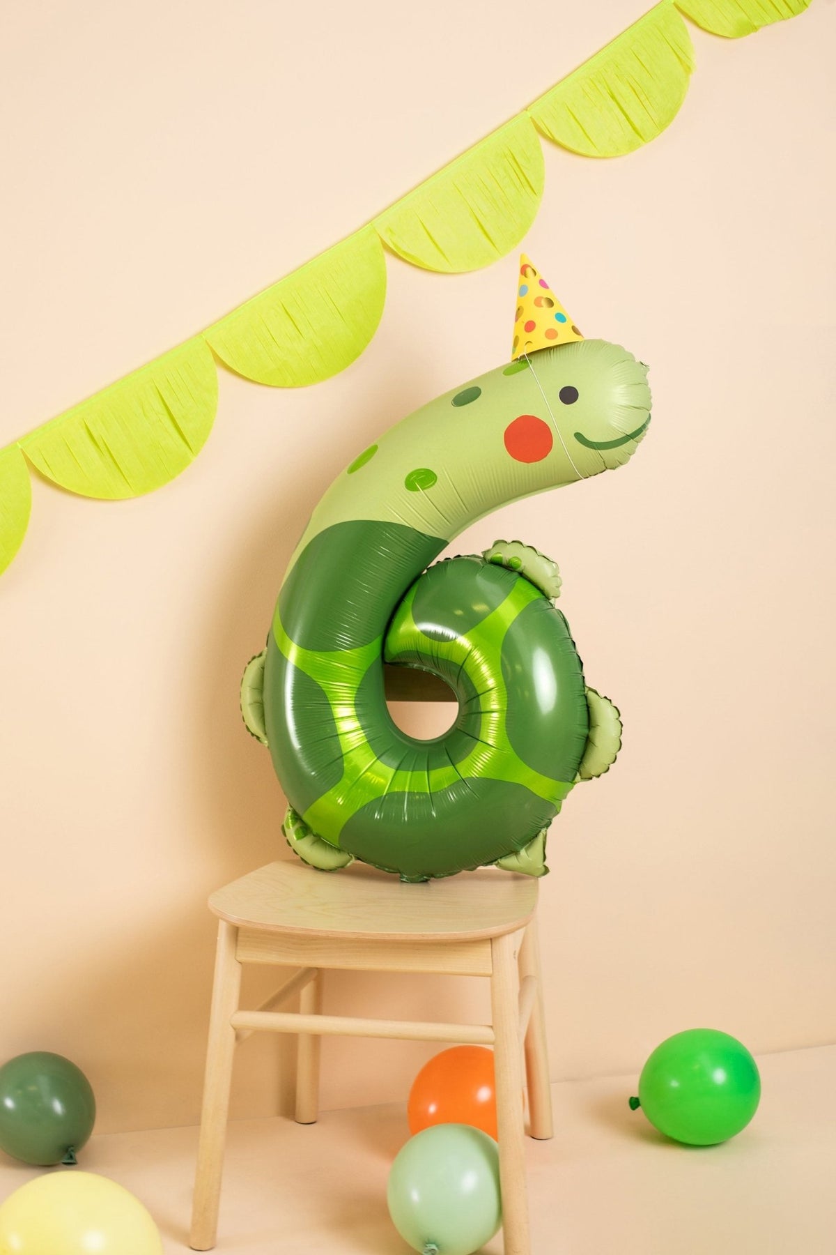 Turtle 6th Birthday Balloon - Stesha Party