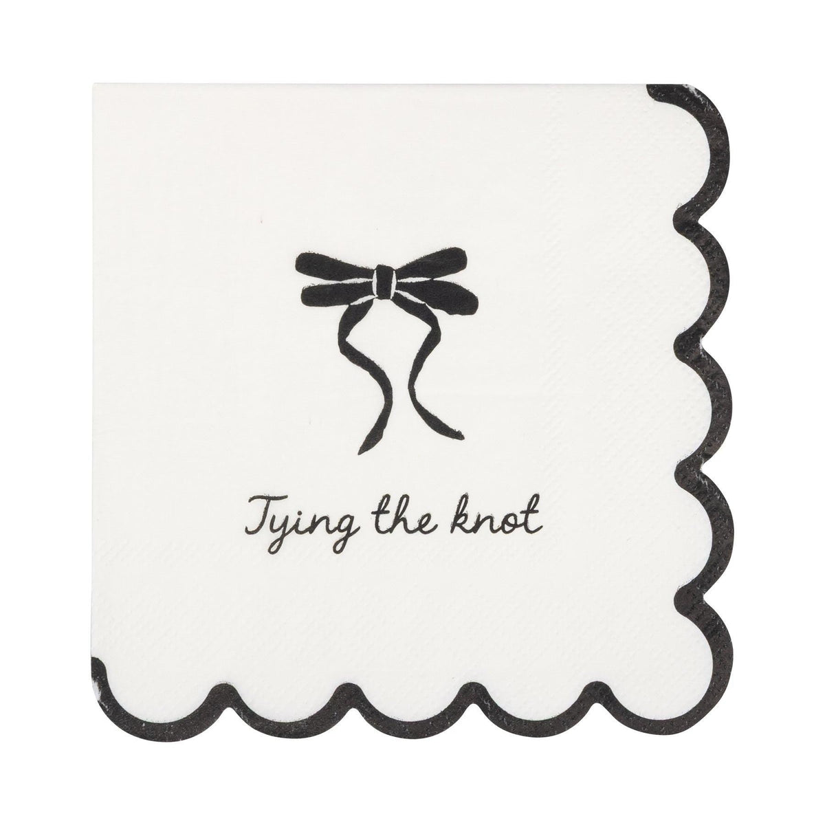 Tying the Knot Cocktail Napkins 24ct - Stesha Party