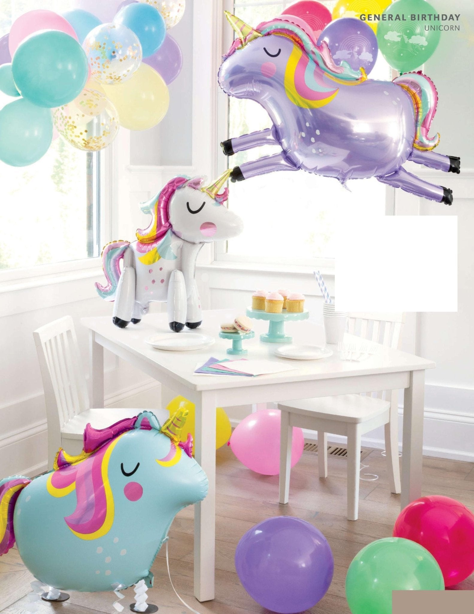 Unicorn Balloon Bouquet Kit - Stesha Party