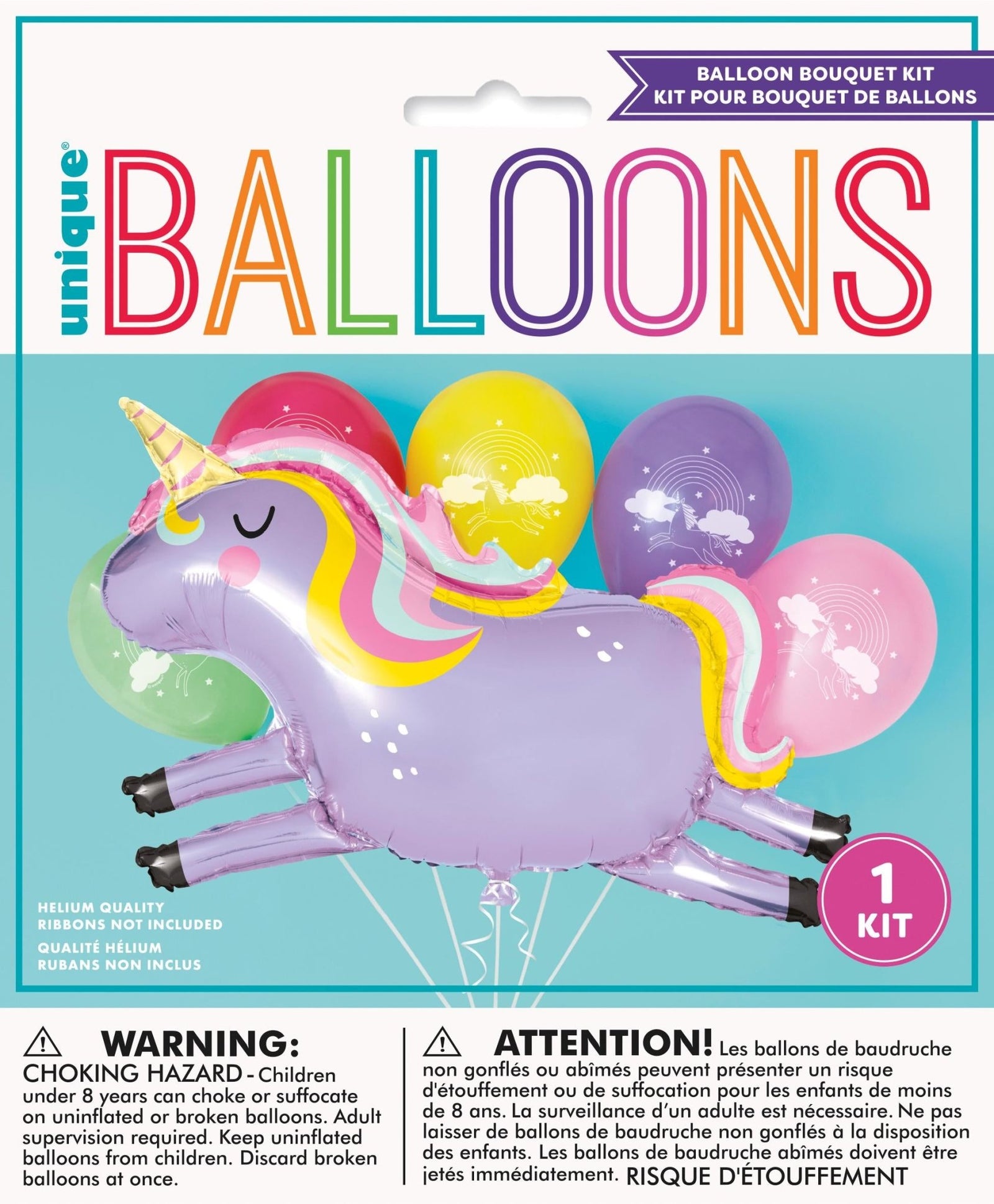 Unicorn Balloon Bouquet Kit - Stesha Party
